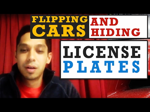 flipping-cars-profit-cover-license-plate-number